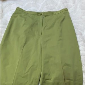 Talbots green pants.